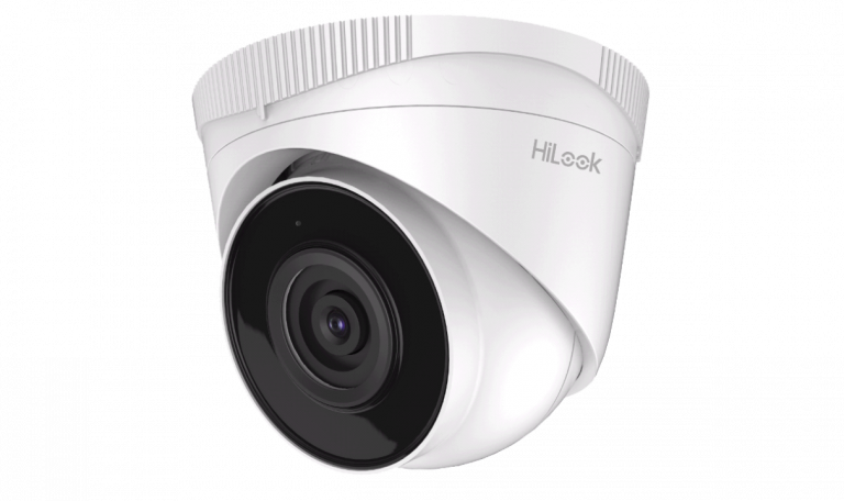Caméra 2Mp IP Dôme Hilook Audio 2,8mm,IR30m,H265,PoE,IP67,Métal+Plastic
